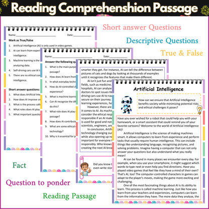 Artificial Intelligence | Reading Comprehension Passage and Questions