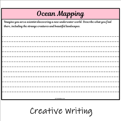 Ocean Mapping | Main Idea and Supporting Details Reading Passage and Questions