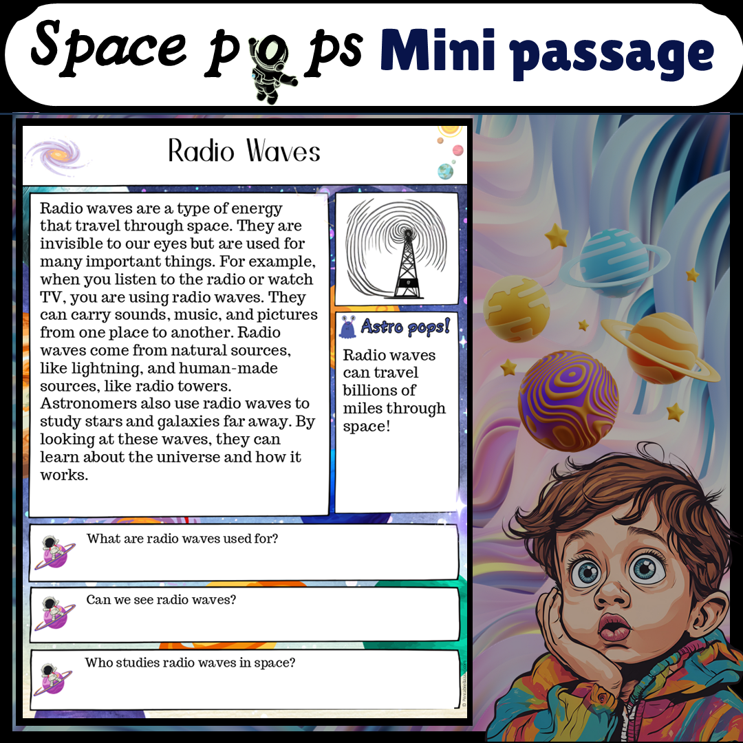 Radio Waves | Space Pops Reading Passage and Questions