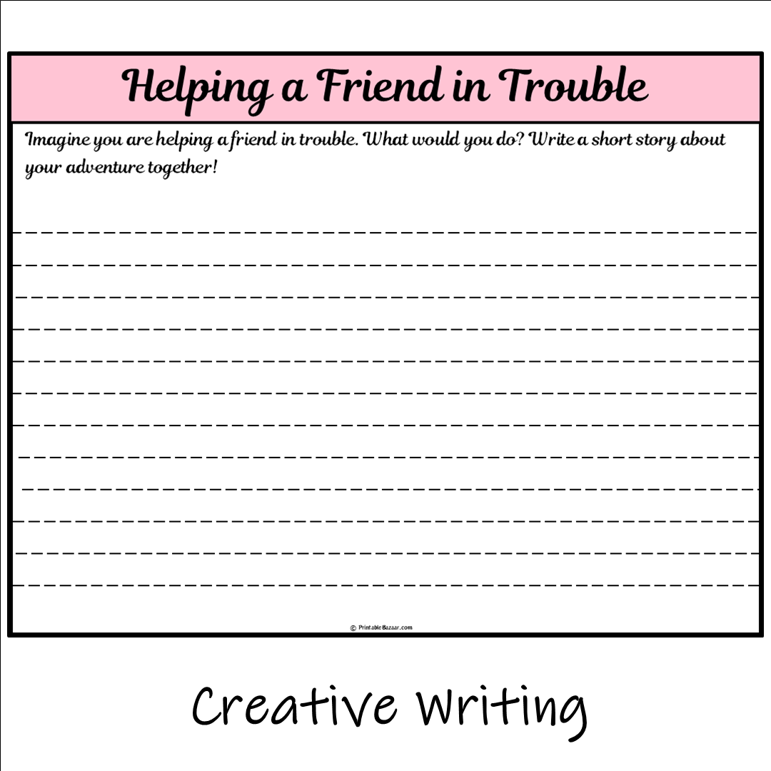 Helping a Friend in Trouble | Main Idea and Supporting Details Reading Passage and Questions