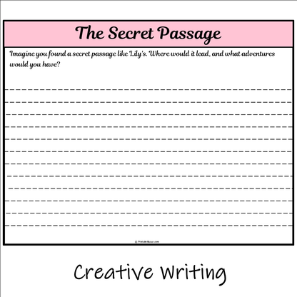 The Secret Passage | Main Idea and Supporting Details Reading Passage and Questions