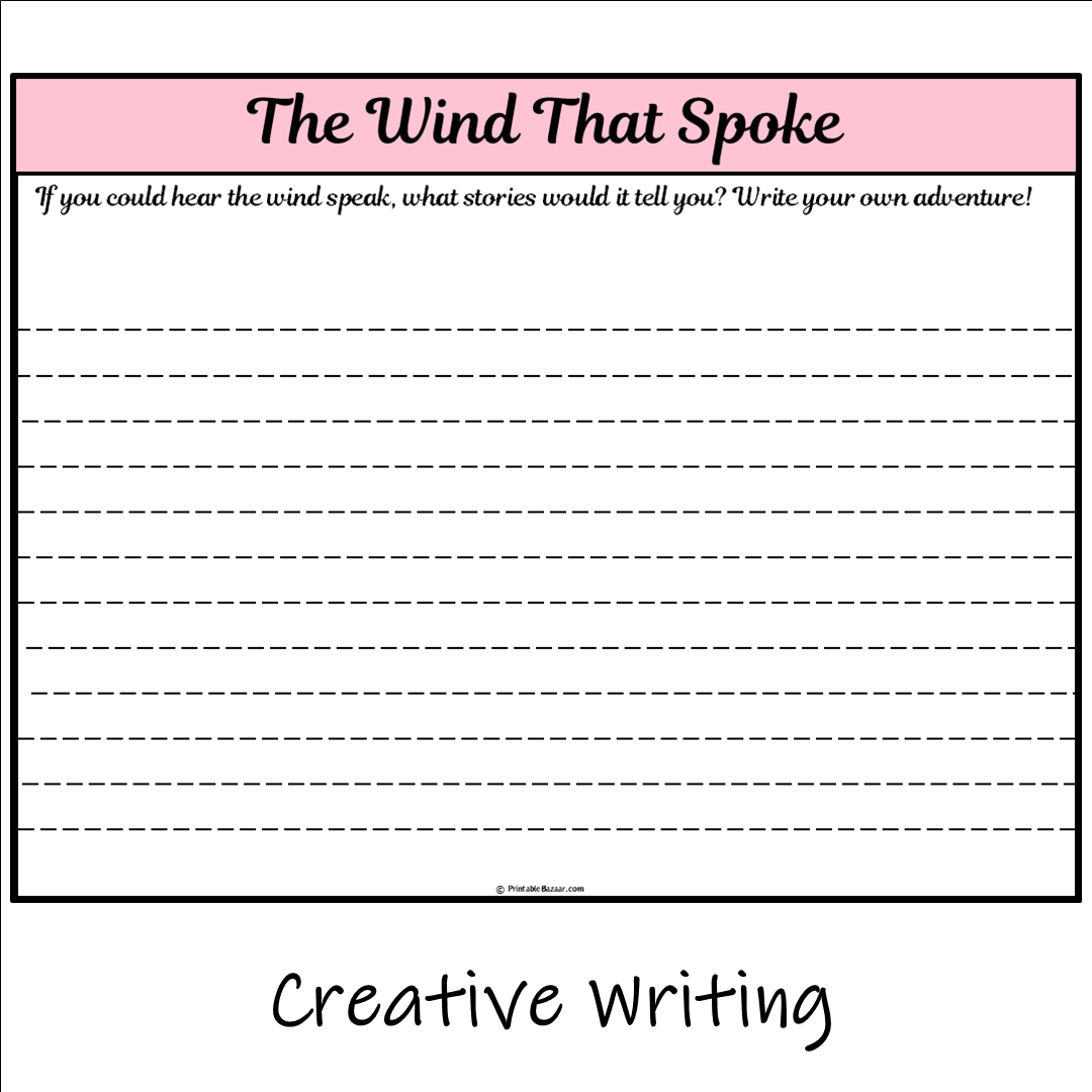 The Wind That Spoke | Main Idea and Supporting Details Reading Passage and Questions