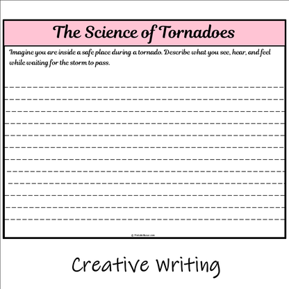 The Science of Tornadoes | Main Idea and Supporting Details Reading Passage and Questions