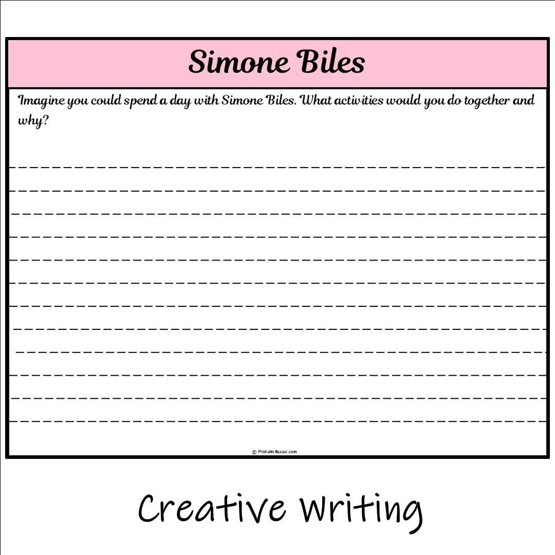 Simone Biles | Main Idea and Supporting Details Reading Passage and Questions