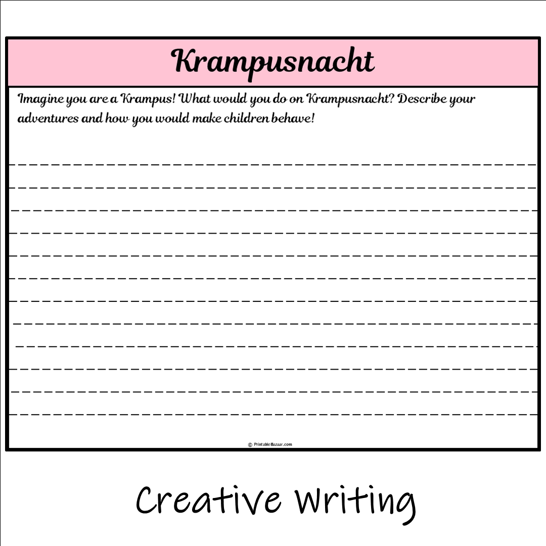 Krampusnacht | Main Idea and Supporting Details Reading Passage and Questions