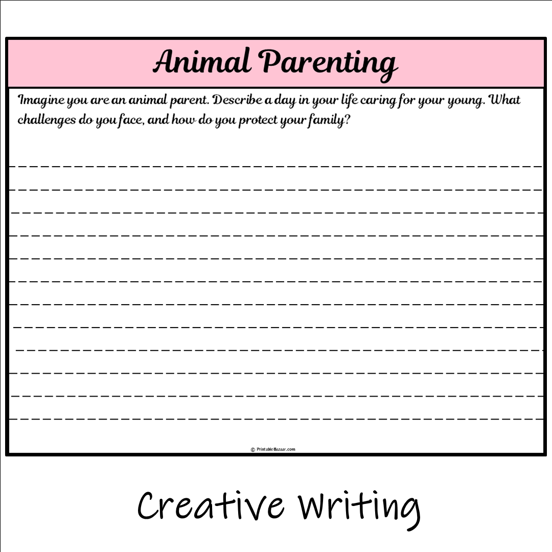 Animal Parenting | Main Idea and Supporting Details Reading Passage and Questions