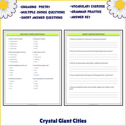 Crystal Giant Cities | Poem Grammar Worksheet Printable Activity