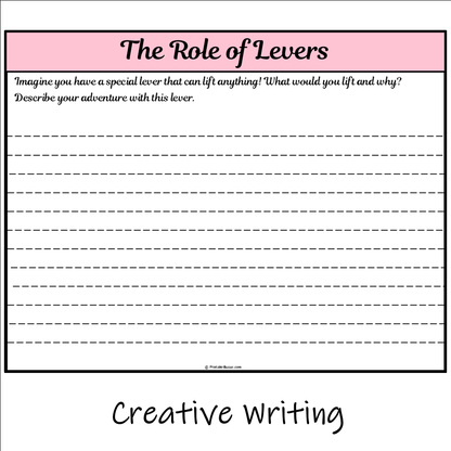 The Role of Levers | Main Idea and Supporting Details Reading Passage and Questions