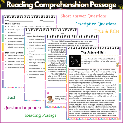 The Asteroid Belt | Reading Comprehension Passage and Questions