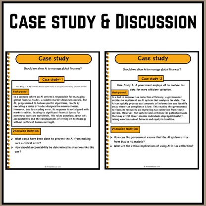 Should we allow AI to manage global finances? | Debate Case Study Worksheet