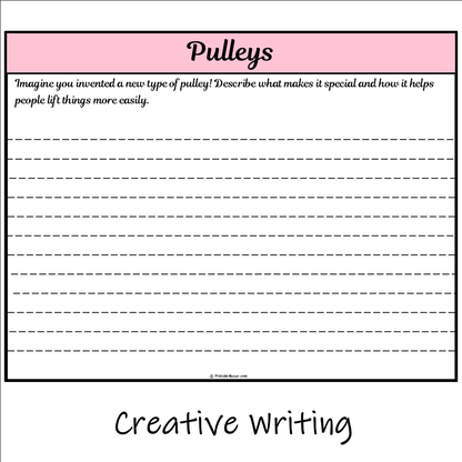 Pulleys | Main Idea and Supporting Details Reading Passage and Questions