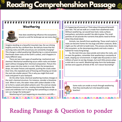 Weathering | Reading Comprehension Passage and Questions