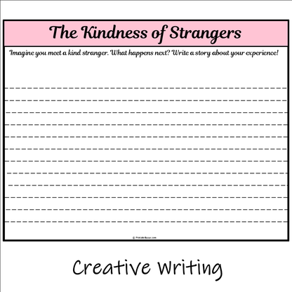 The Kindness of Strangers | Main Idea and Supporting Details Reading Passage and Questions