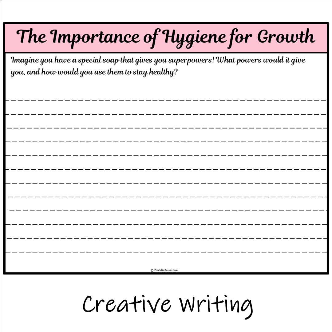 The Importance of Hygiene for Growth | Main Idea and Supporting Details Reading Passage and Questions