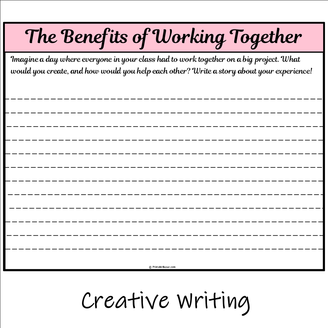 The Benefits of Working Together | Main Idea and Supporting Details Reading Passage and Questions