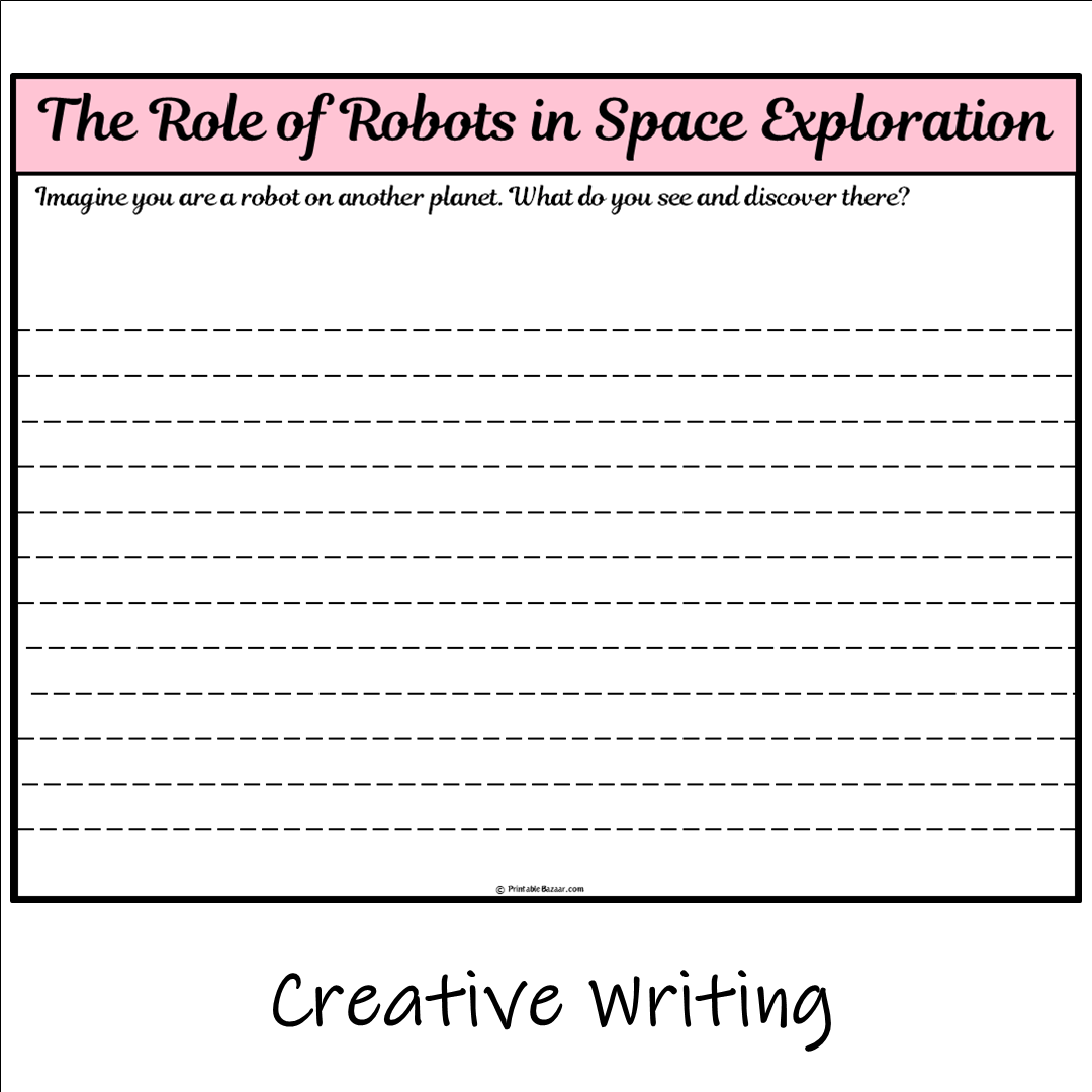 The Role of Robots in Space Exploration | Main Idea and Supporting Details Reading Passage and Questions