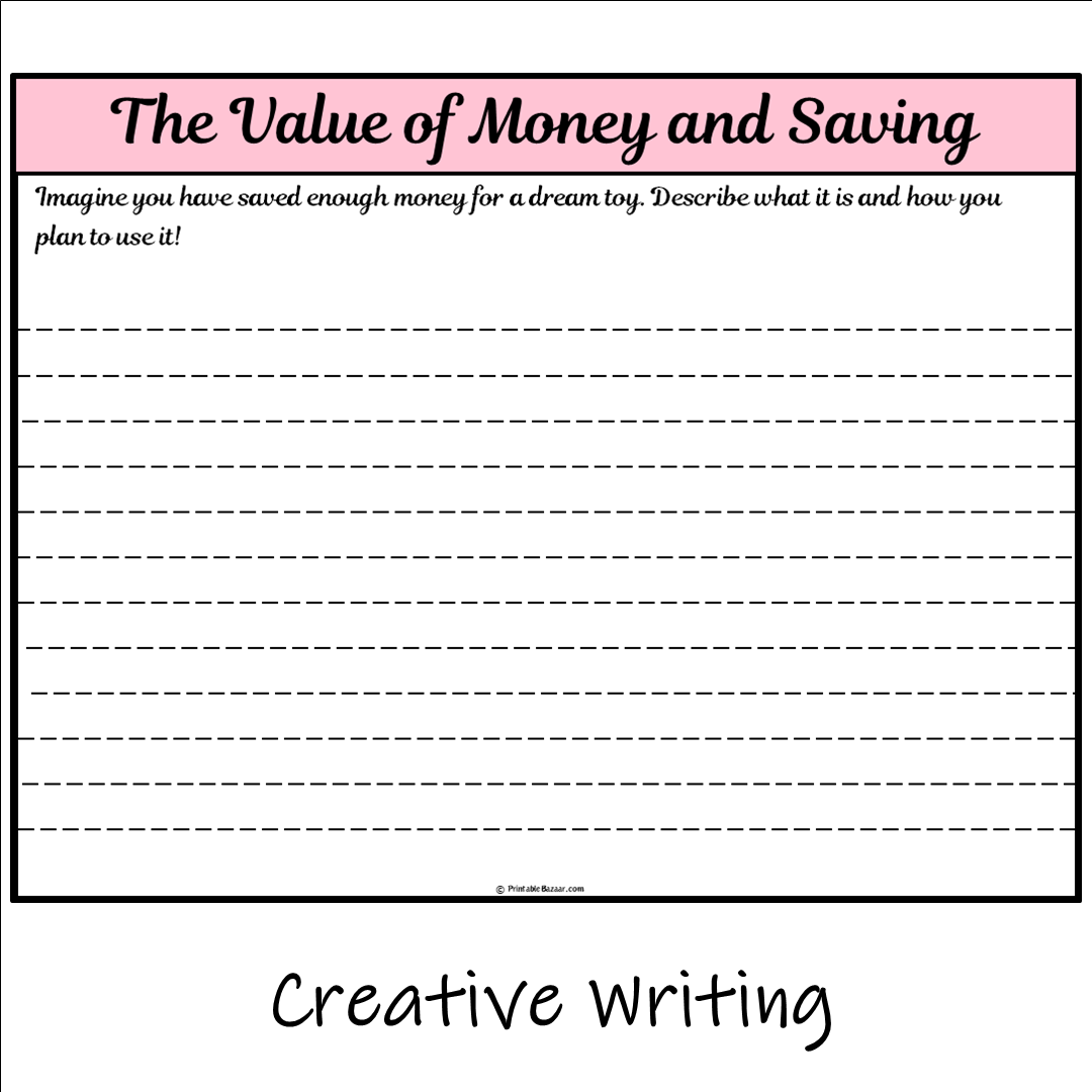 The Value of Money and Saving | Main Idea and Supporting Details Reading Passage and Questions