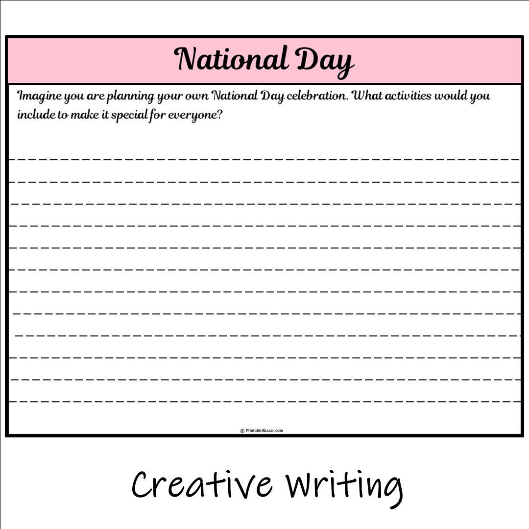 National Day | Main Idea and Supporting Details Reading Passage and Questions