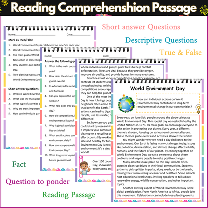 World Environment Day | Reading Comprehension Passage and Questions