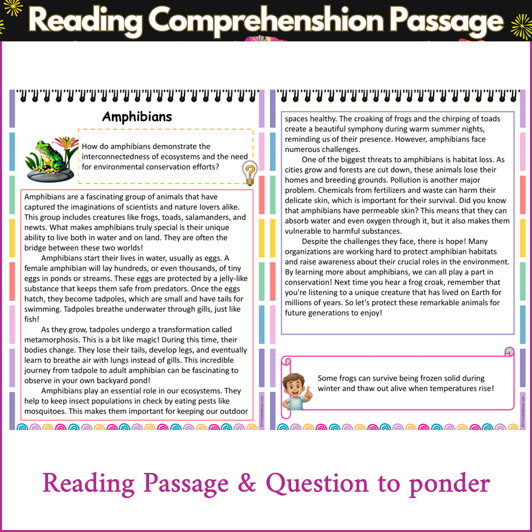 Amphibians | Reading Comprehension Passage and Questions