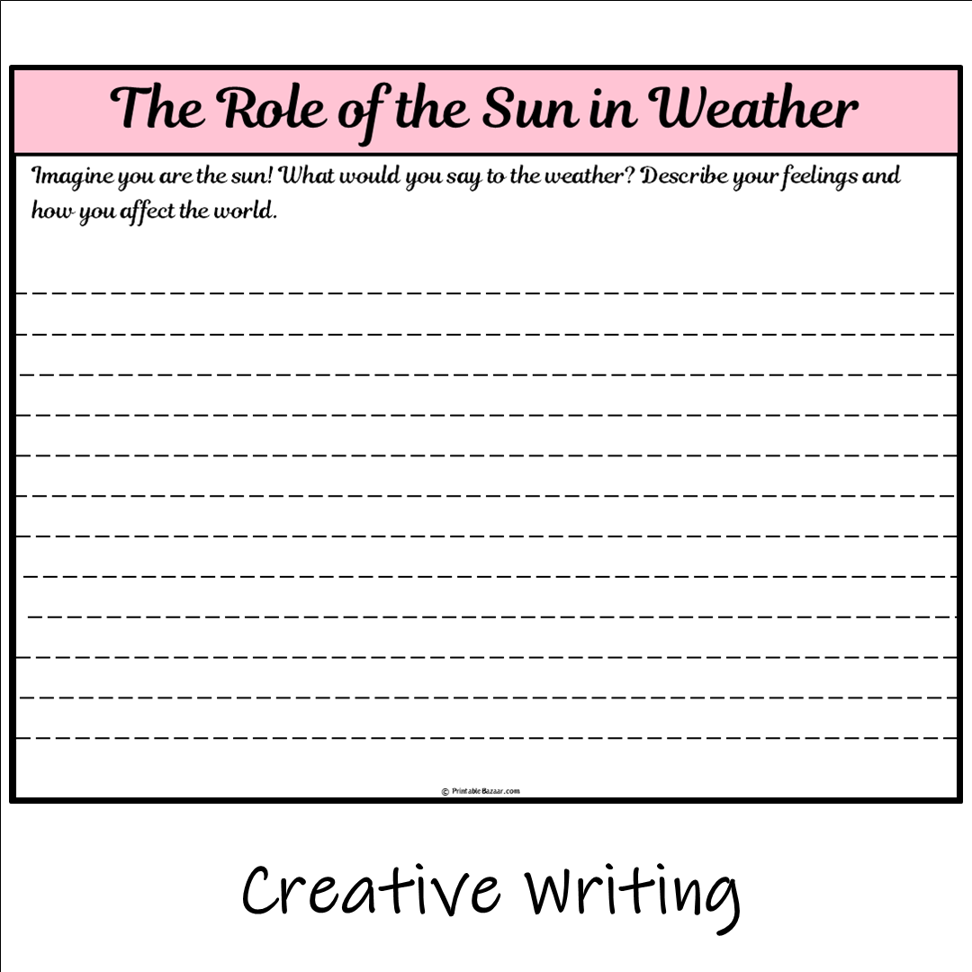 The Role of the Sun in Weather | Main Idea and Supporting Details Reading Passage and Questions