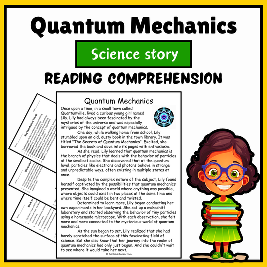 Quantum Mechanics | Science Story Reading Comprehension Activity