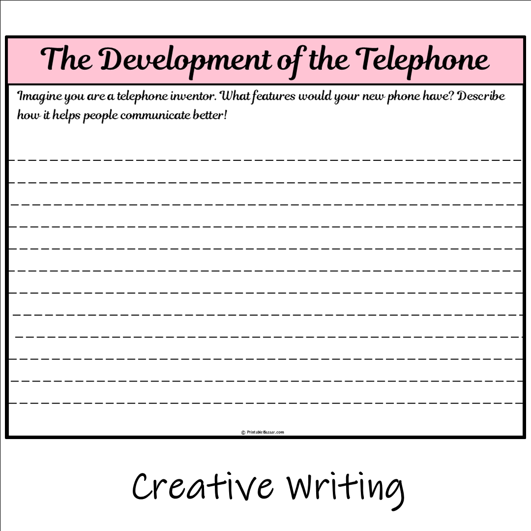 The Development of the Telephone | Main Idea and Supporting Details Reading Passage and Questions