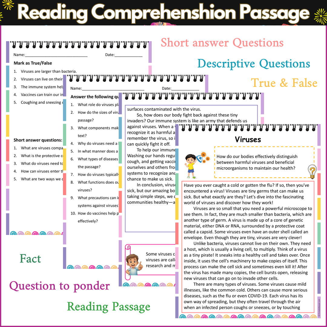 Viruses | Reading Comprehension Passage and Questions