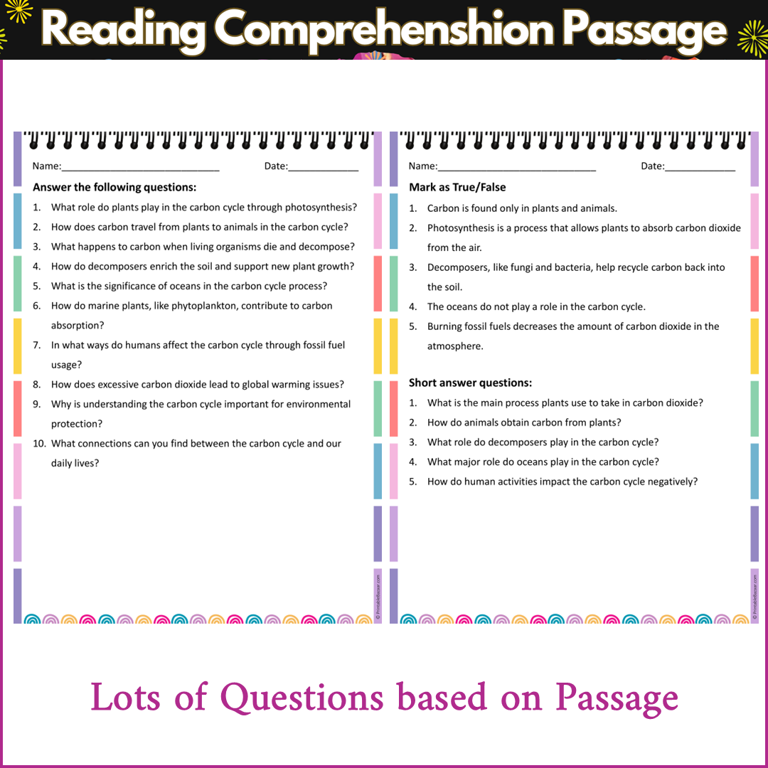 The Carbon Cycle | Reading Comprehension Passage and Questions