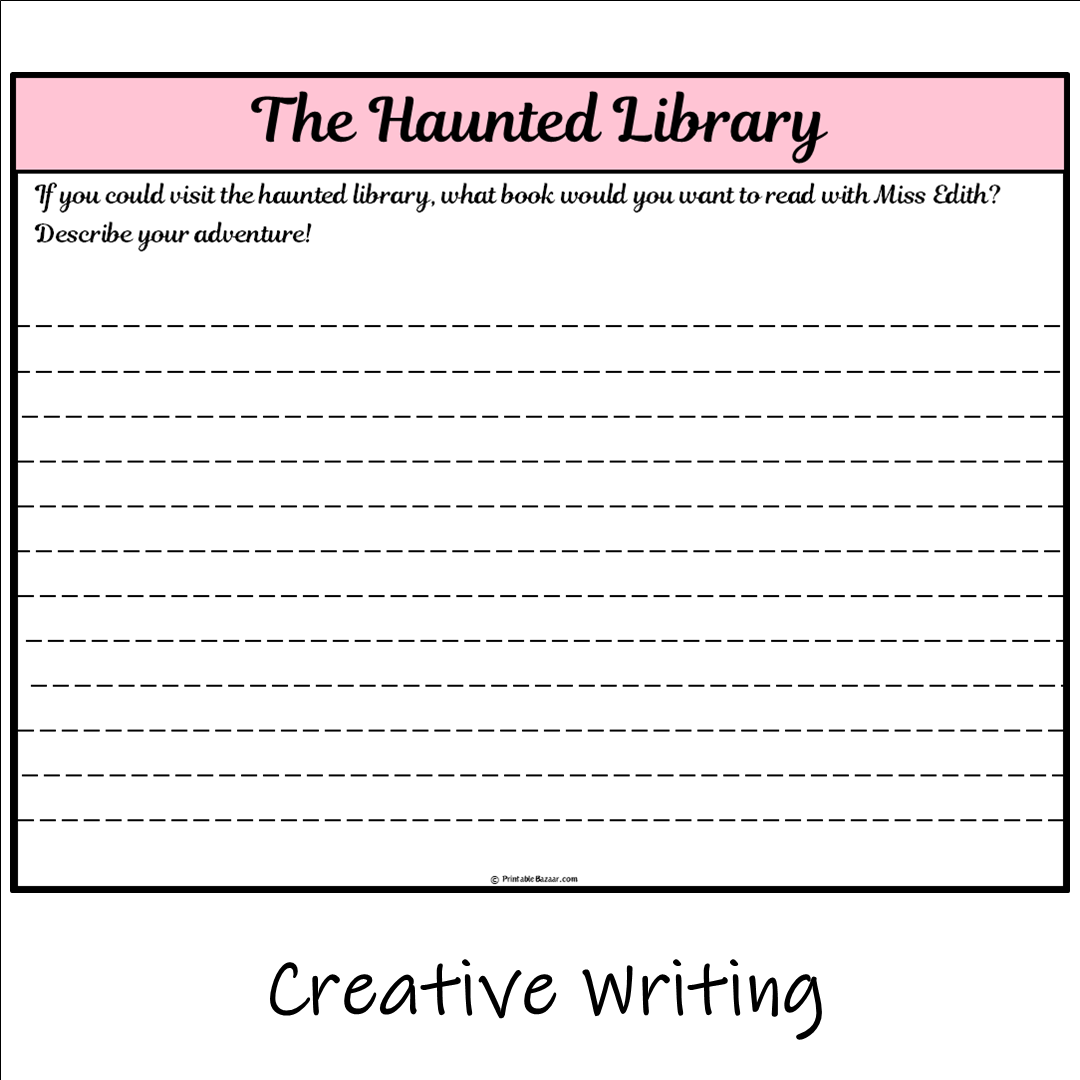 The Haunted Library | Main Idea and Supporting Details Reading Passage and Questions