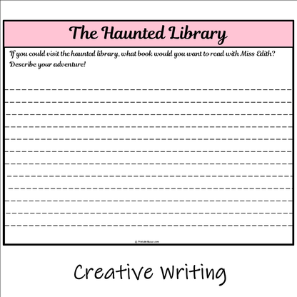 The Haunted Library | Main Idea and Supporting Details Reading Passage and Questions