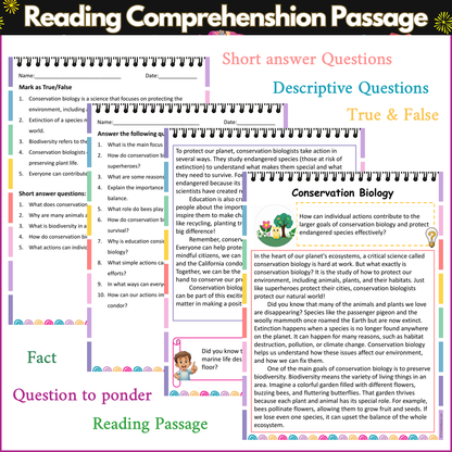 Conservation Biology | Reading Comprehension Passage and Questions