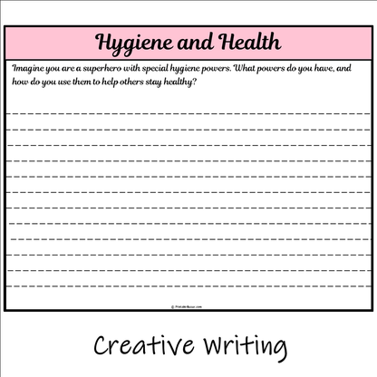 Hygiene and Health | Main Idea and Supporting Details Reading Passage and Questions