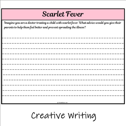 Scarlet Fever | Main Idea and Supporting Details Reading Passage and Questions