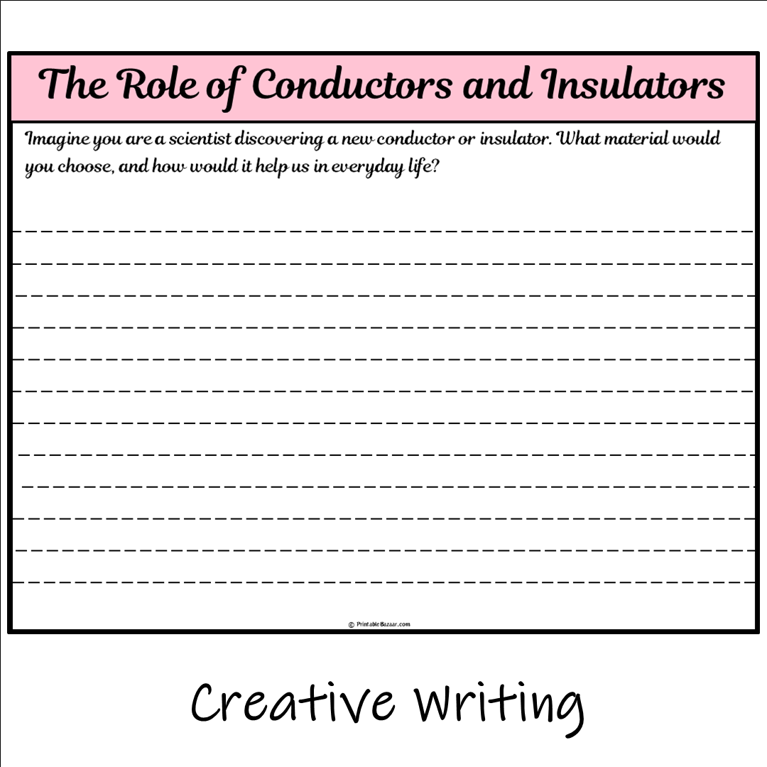 The Role of Conductors and Insulators | Main Idea and Supporting Details Reading Passage and Questions