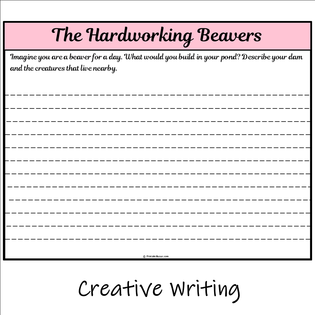 The Hardworking Beavers | Main Idea and Supporting Details Reading Passage and Questions