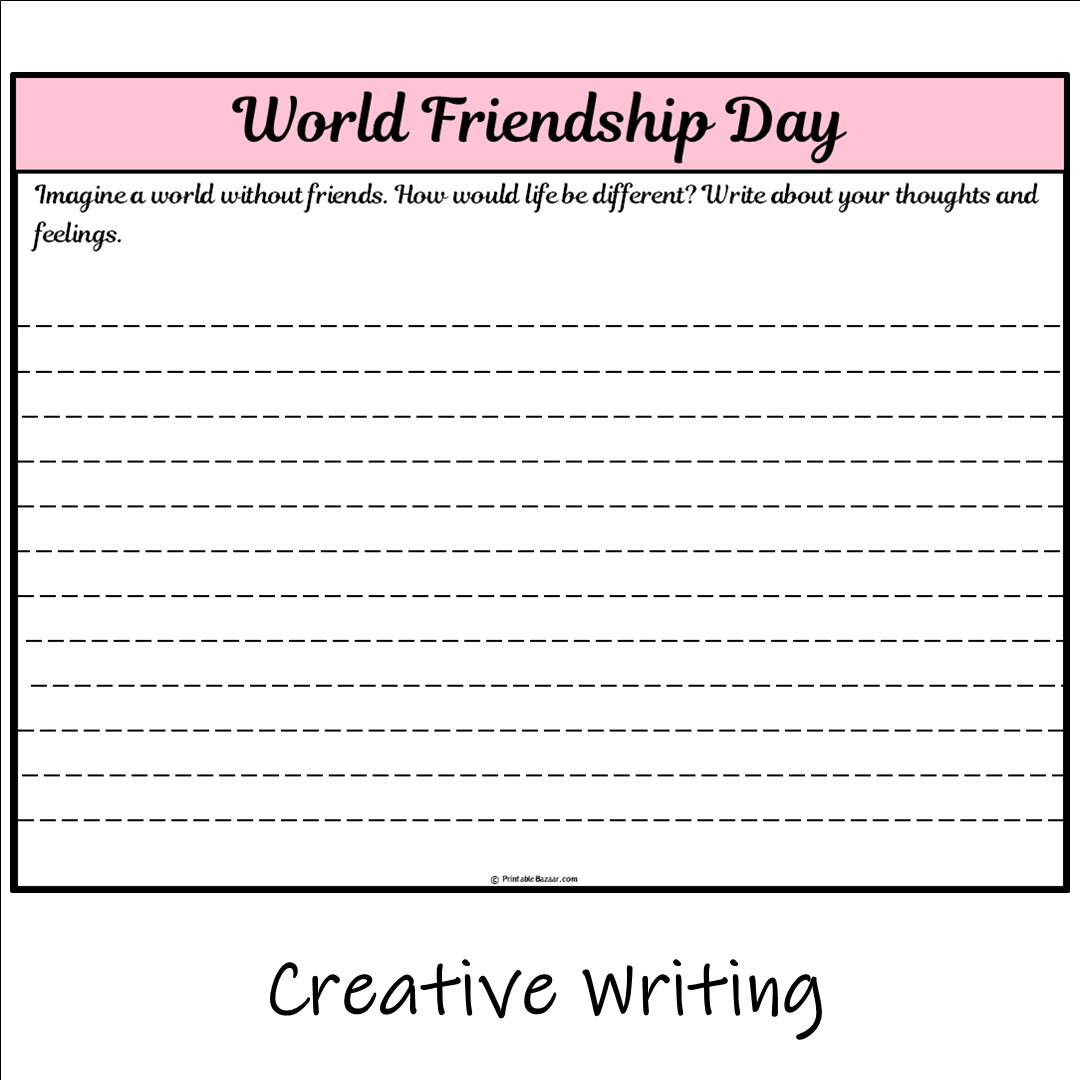 World Friendship Day | Main Idea and Supporting Details Reading Passage and Questions