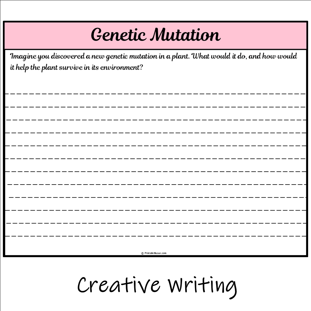 Genetic Mutation | Main Idea and Supporting Details Reading Passage and Questions