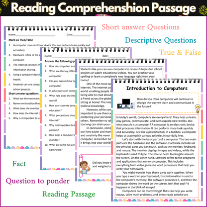 Introduction to Computers | Reading Comprehension Passage and Questions