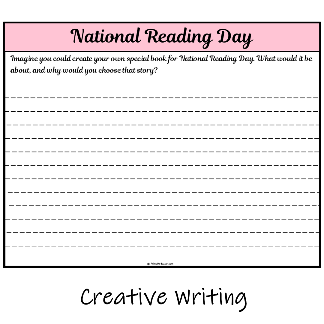 National Reading Day | Main Idea and Supporting Details Reading Passage and Questions