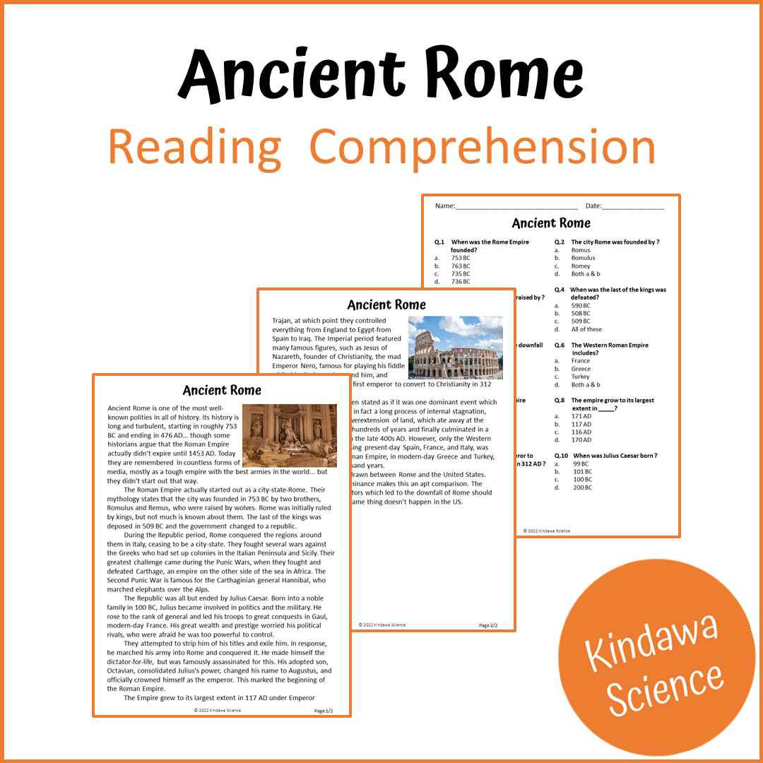 Questions About Ancient Rome Heritage History Products